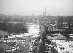 Heavily polluted area near Katowice