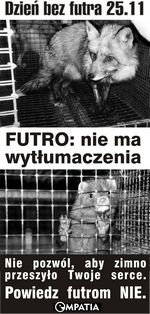 Dzień bez Futra - ulotka