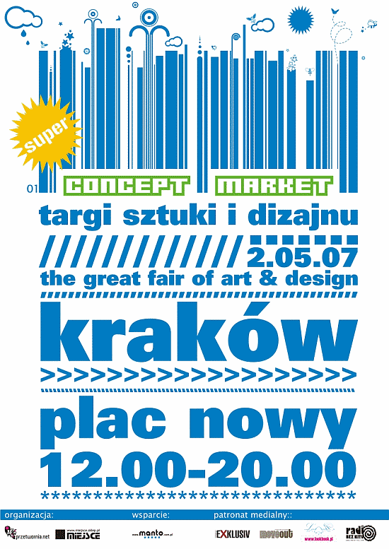 SuperConceptMarket - plakat