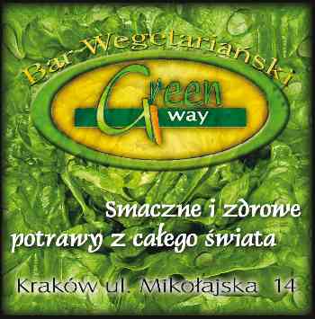 Green Way - bar wegetariański. Smaczne i zdrowe potrawy z całego swiata. Smak na Zdrowie!